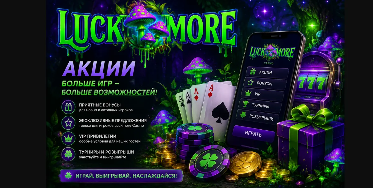 Бонусы Luckmore